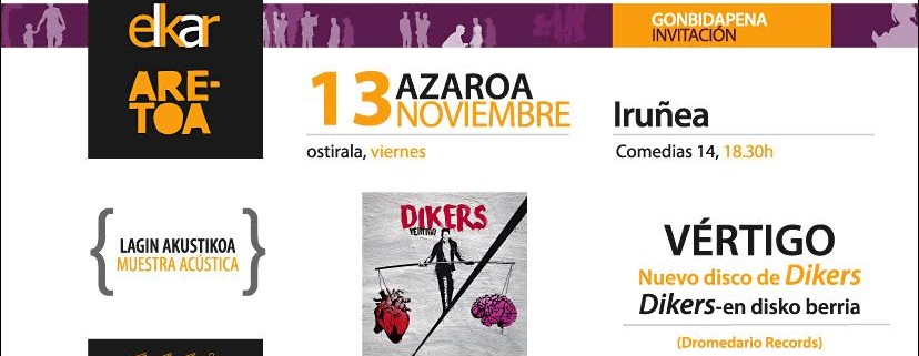 Invitación Elkar Dikers