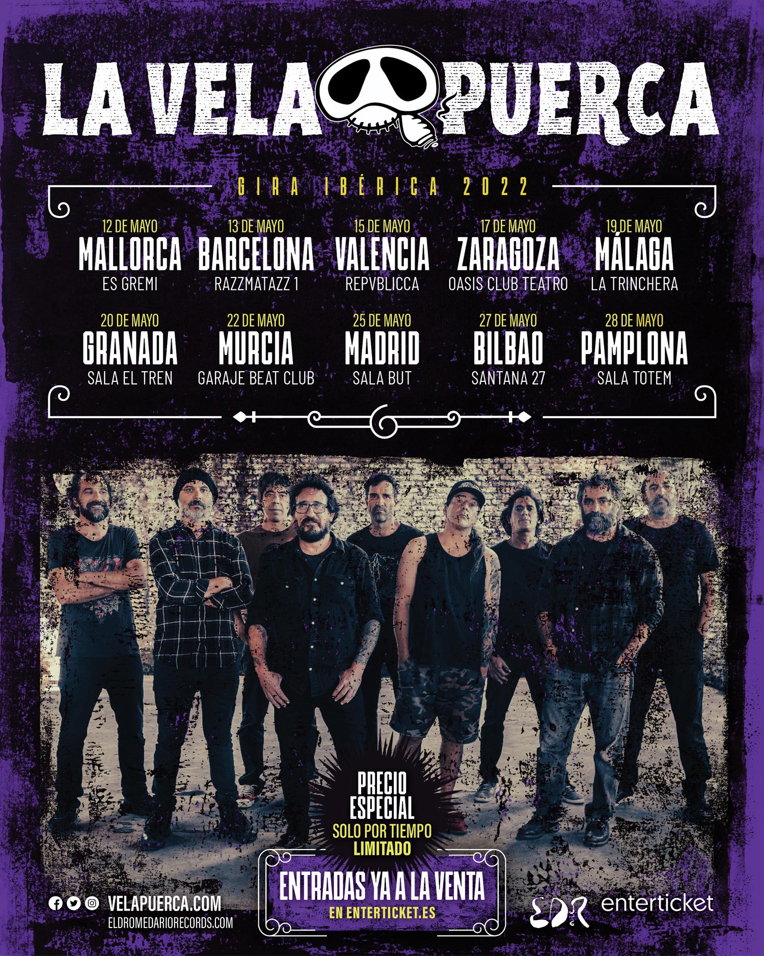 Vela Puerca girará por España en mayo presentando nuevo disco - El Dromedario Records